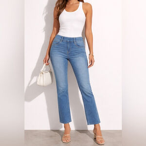 SPANX Perfect Pant Denim Pull-On Jeans | Smoothing Stretch | Slim Straight leg
